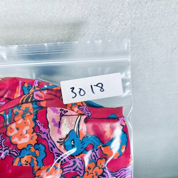 Maeve Anthropologie Top Womens 14 Red Rayon Button Up Shirt Career Japanese NWT - Picture 12 of 12